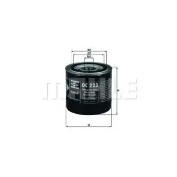 Filtru ulei MAHLE ORIGINAL OC 223