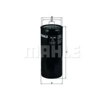 Filtru ulei MAHLE ORIGINAL OC 246