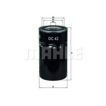 Filtru ulei MAHLE ORIGINAL OC 42