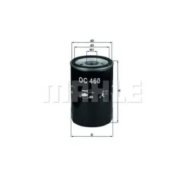 Filtru ulei MAHLE ORIGINAL OC 460