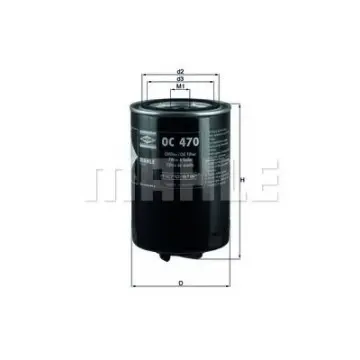 Filtru ulei MAHLE ORIGINAL OC 470