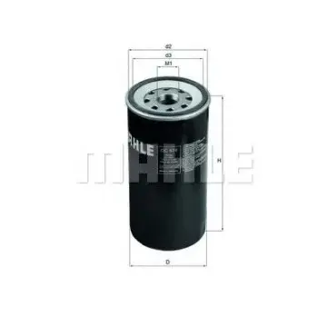 Filtru ulei MAHLE ORIGINAL OC 474