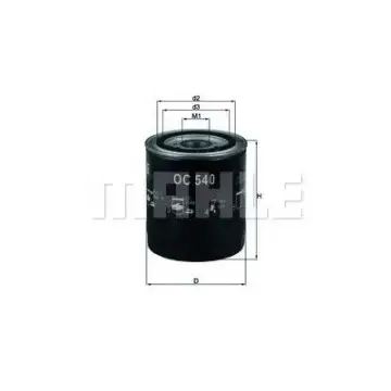 Filtru ulei MAHLE ORIGINAL OC 540