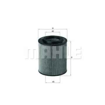 Filtru ulei MAHLE ORIGINAL OX 154 1D