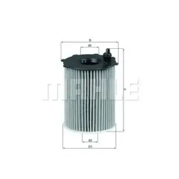 Filtru ulei MAHLE ORIGINAL OX 171 16D