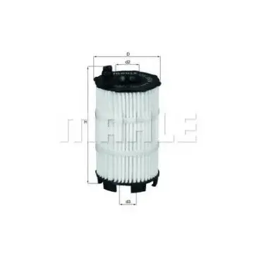 Filtru ulei MAHLE ORIGINAL OX 350 4D