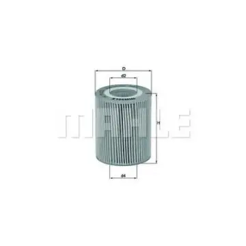 Filtru ulei MAHLE ORIGINAL OX 776D