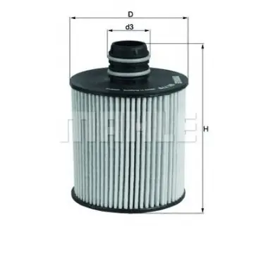 Filtru ulei MAHLE ORIGINAL OX 779D