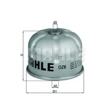 Filtru ulei MAHLE ORIGINAL OZ 6D