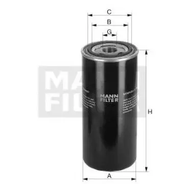 Filtru ulei Mann-Filter W 1150 7