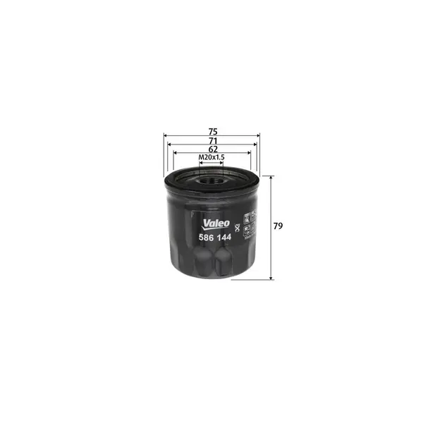 Filtru ulei VALEO 586144