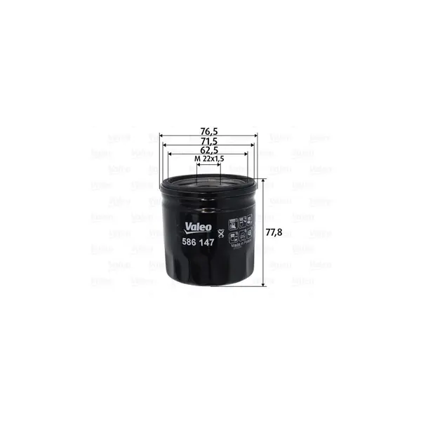 Filtru ulei VALEO 586147