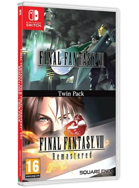 Final Fantasy VII Final Fantasy VIII Remastered Twin Pack NSW