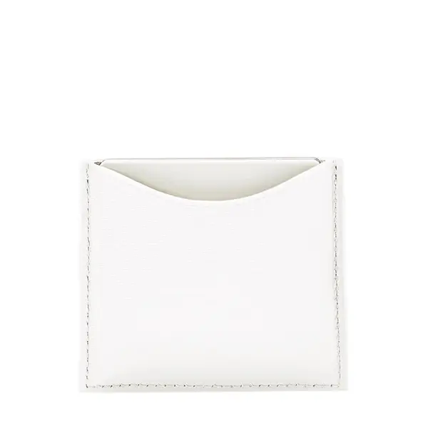 Fine leather refillable compact case