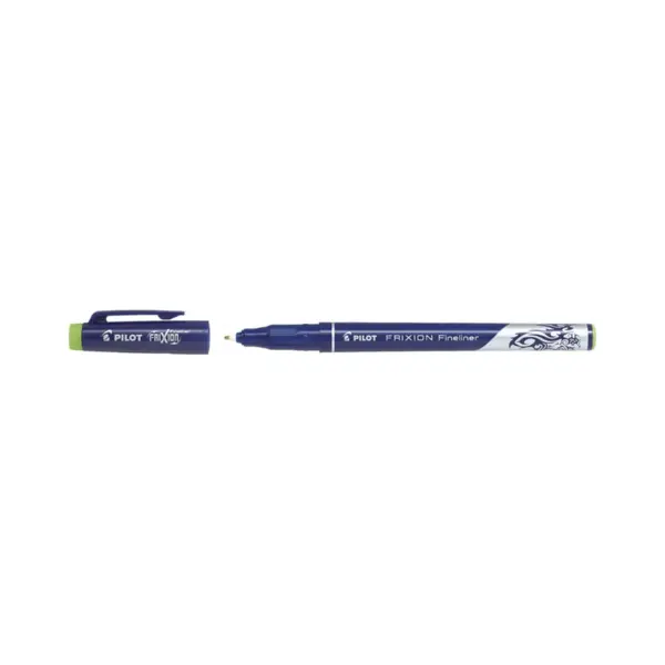 Fineliner cu cerneala Pilot Frixion diverse culori 0.45 mm cu capac Fineliner cu cerneala Pilot Frixion diverse culori 0.45 mm cu capac verde deschis