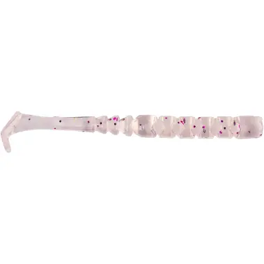 Finesse Bari-Bari Paddle Tail 5cm Clear Purple Glitter 12buc