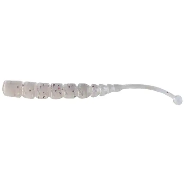 Finesse Plu-Plu Ball Tail 5cm Clear Purple Glitter 12buc
