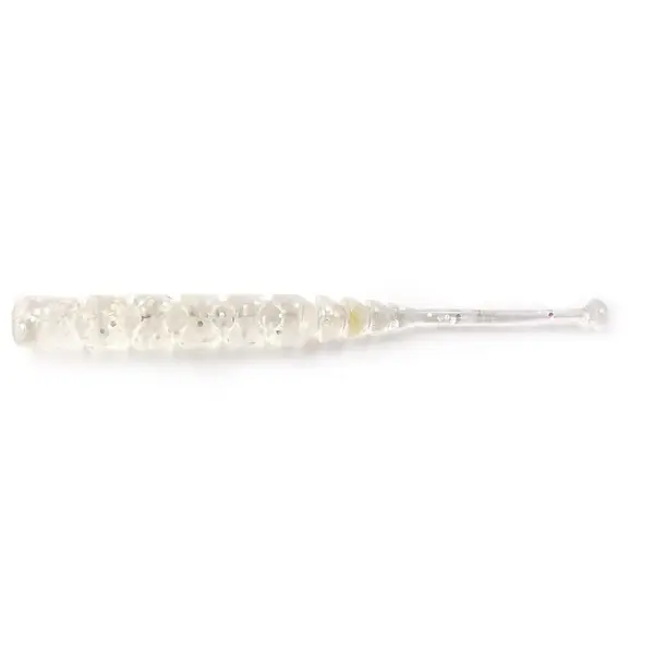 Finesse Plu-Plu Ball Tail 5cm Clear Rainbow Glitter 12buc