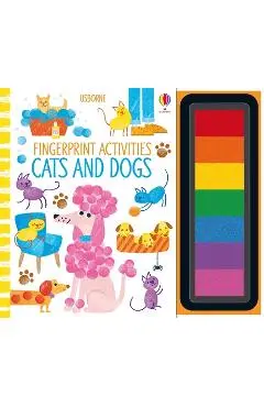 Fingerprint Activities Cats and Dogs - Fiona Watt