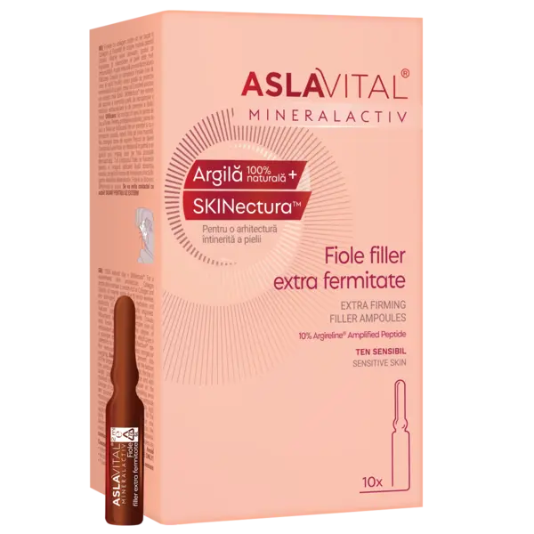 Fiole filler Extra Fermitate MineralActiv, 10 x 2ml, Aslavital