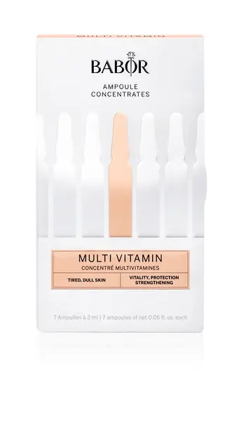 Fiole pentru ten Babor Multi Vitamin efect de reenergizare 7 x 2ml