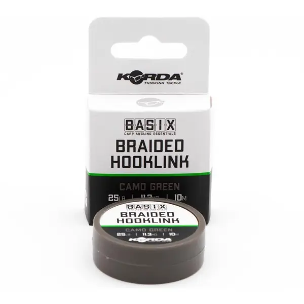 Fir Basix Braided Hooklink 25Lb 10M