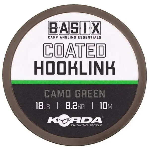 Fir Basix Coated Hooklink 18Lb 10M
