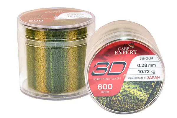 FIR CARP EXPERT 3D 600M/SPOOL CAMOUFLAGE 0.28MM