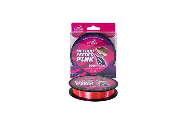 FIR CARP EXPERT METHOD FEEDDER PINK 0.30MM 200m 12
