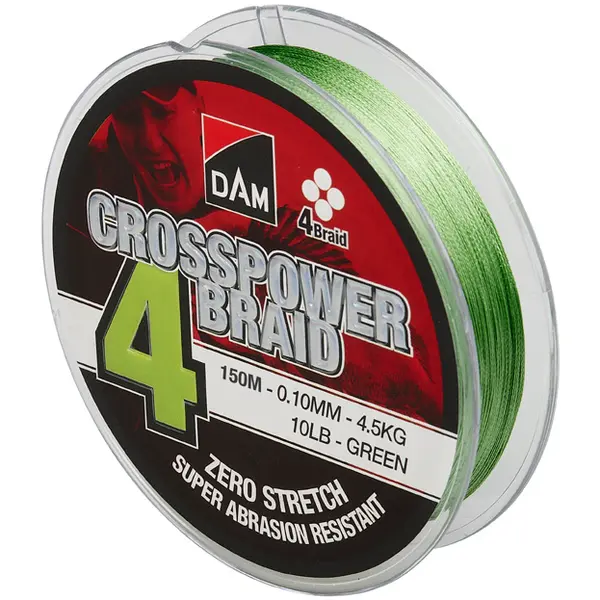 Fir Crosspower 4-Braid Green 0.22mm 11.3kg 150m