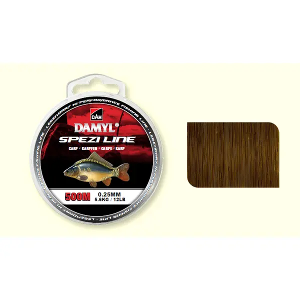 Fir Damyl Spezi Line Carp Olive Green 0.35mm 9.7kg 300m