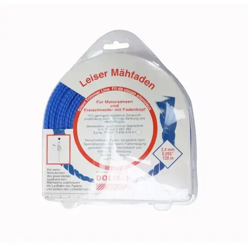 Fir de taiere Nakita 369224072, pentru trimmer, 2.4 mm, 120 m, forma rotunda