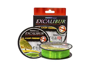 Fir Excalibur Feeder Fluo Galben-verde Camou 300m