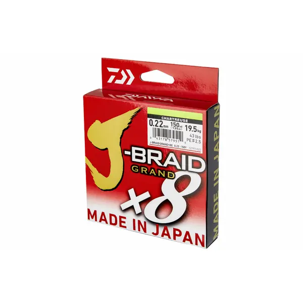 Fir J-Braid Grand X8 Chartreuse 0.18mm 12.5kg 270m