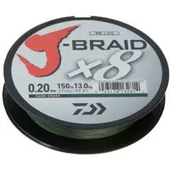 Fir J-Braid X8 Verde 0.24mm 18Kg 300M