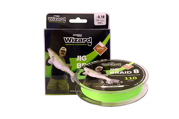 FIR L&K JIG BRAID 0,08MM 110M LIME GREEN