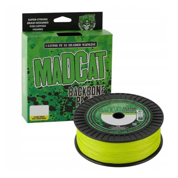 Fir Madcat Backbone PE X8 300m 0.40mm 40.9kg Chartreuse