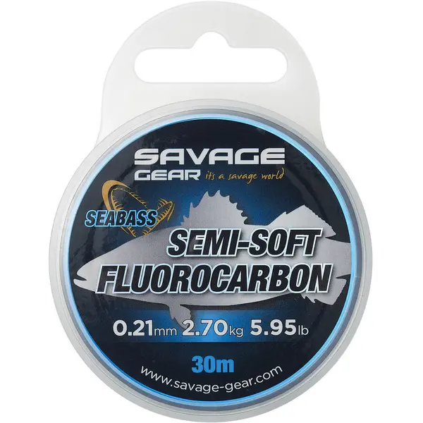 Fir Savage Semi Soft Fluorocarbon Seabass 025mm/3,66Kg/30M