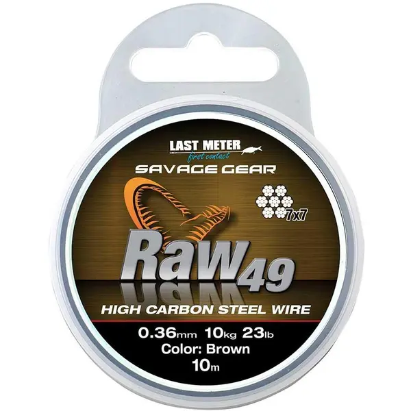 Fir struna 7X7 Raw49 0.36mm 11Kg 10M Uncoated
