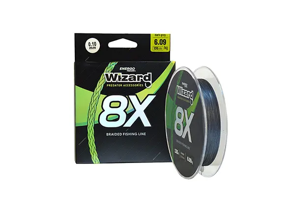 FIR TEXTL WIZARD 8X DARK GREY 0,16 MM 10,77KG 135M
