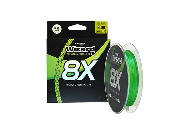 FIR TEXTL WIZARD 8X LIME GREEN 0,14 MM 8,52KG 135M