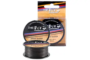 Fir The One Skinny Hooklink 20m 25lbs maro