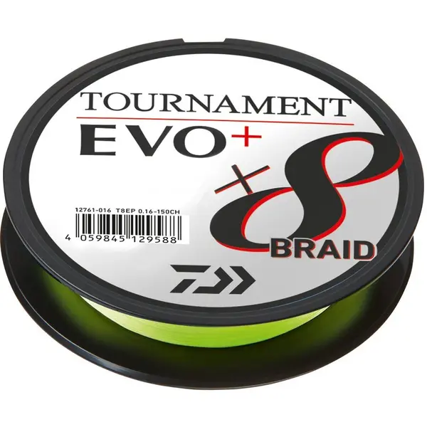 Fir Tournament X8 Braid Evo+ Chartreuse 0.16mm 12.2kg 135m
