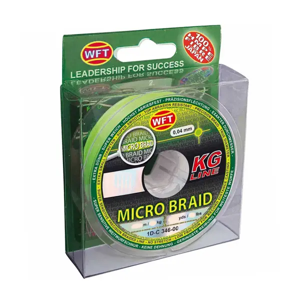 FIR WFT MICRO BRAID 150 M UV Verde 0,10