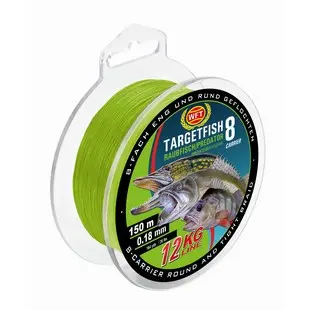 FIR WFT TF8 RAUBFISCH CHARTREUSE 150M 8KG 0,12