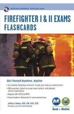 Firefighter I & II Exams Flashcard Book (Book + Online) - Jeffrey Lindsey