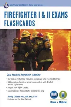Firefighter I & II Exams Flashcard Book (Book + Online), Paperback/Jeffrey Lindsey