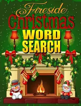 Fireside Christmas Word Search: Easy Large Print Puzzle Book for Adults & Kids: Plus 30 Christmas Coloring Pages for Relaxation: Great Christmas Stock, Paperback/Kids Coloring Books