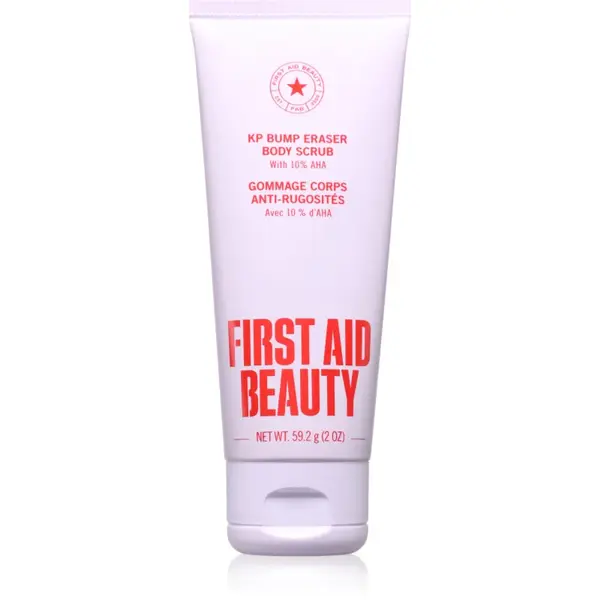 First Aid Beauty KP Bump Eraser Body Scrub Exfoliant corporal calmant Cu AHA Acizi 59.2 g