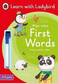 First Words: A Learn with Ladybird Wipe-Clean Activity Book 3-5 years. Ideal for home learning (EYFS), Paperback/Ladybird